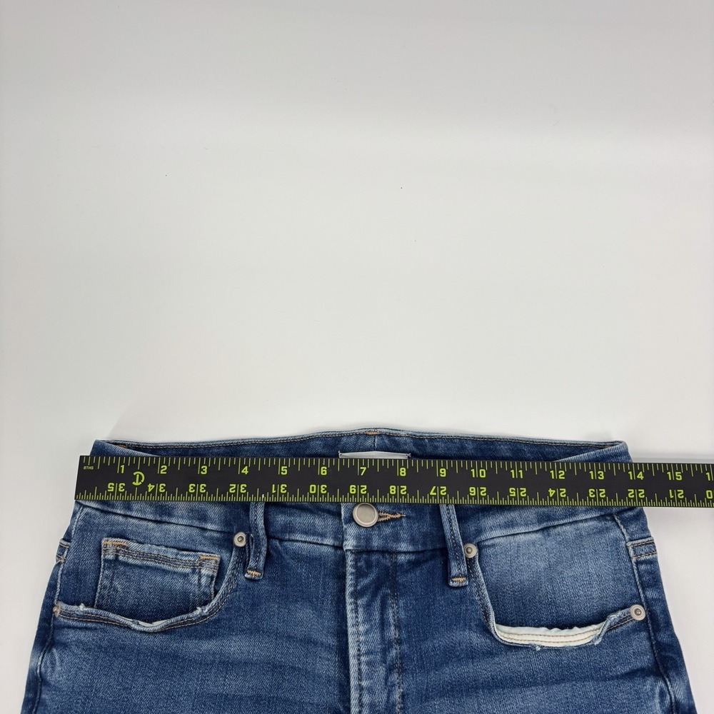 Good American Good Leg Straight Leg Jeans Women's Size 6/28 Blue Denim - Picture 5 of 7